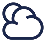 Cloud Sun SVG Icon